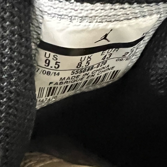 Air Jordan 1 Retro High Black/Noir Gum Men’s 9.5 - Picture 3 of 4